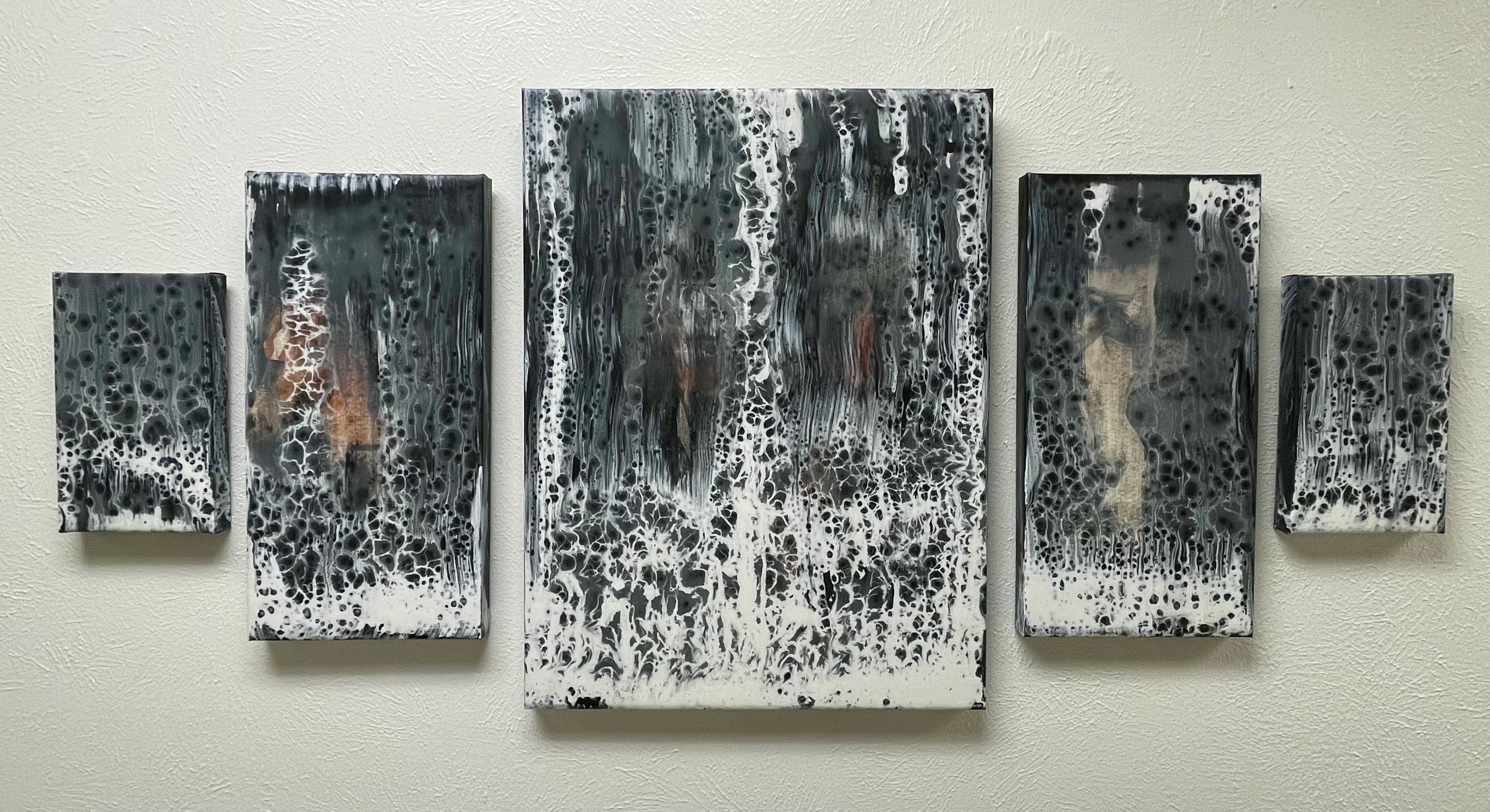 Mixed Mediacrylic pour.Total dimension 24x48 plus whatever spacing you want inbetween.

$500